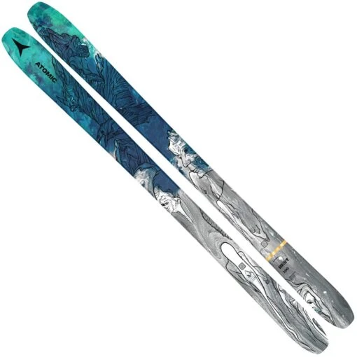 Atomic Bent 100 Freeski Grey Metalic/Blue Damen, Herren