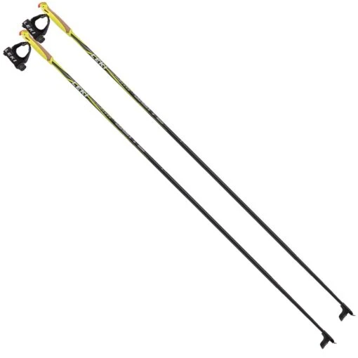 Leki CC 300 Langlaufstöcke Black/White/Anthracite/Yellow Damen, Herren